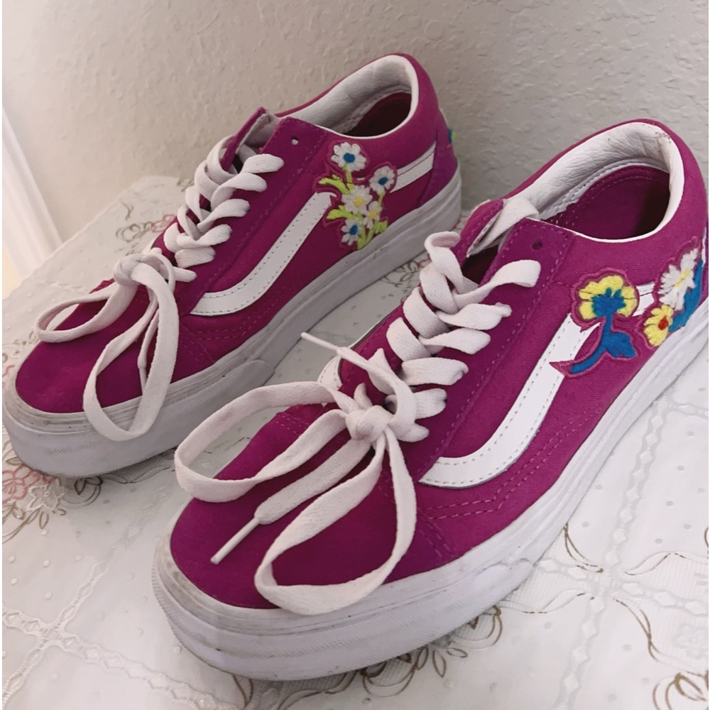 Vans Flower Shoes